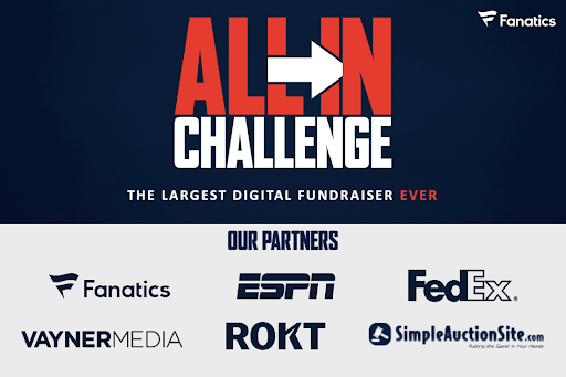 ALL IN Challenge – Rokt partners with Fanatics to raise millions for those in need